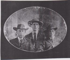 Left to right: William Taylor, John Albert Taylor, Henry Dulin Taylor
